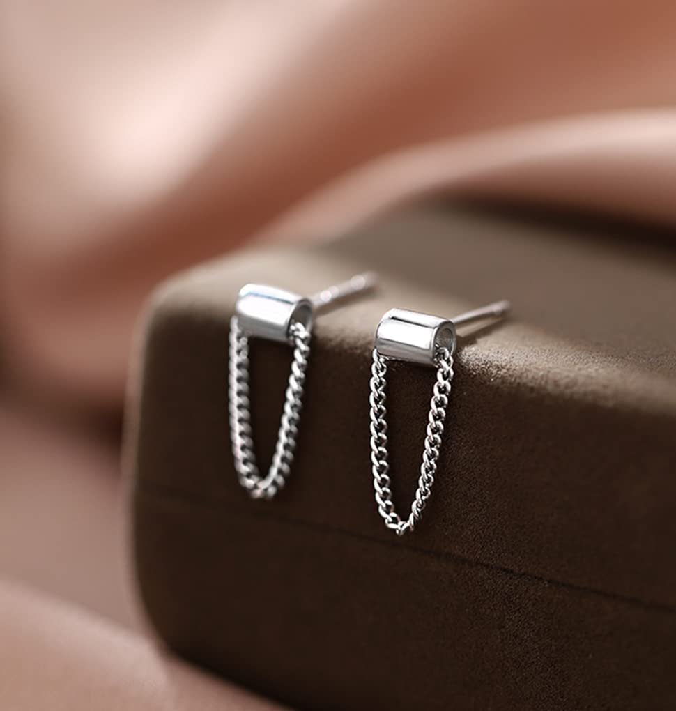 SLUYNZ 925 Sterling Silver Minimalist Stud Earrings for Women - Dainty & Hypoallergenic Jewelry for Everyday Wear, Gift Giving & Special Occasions