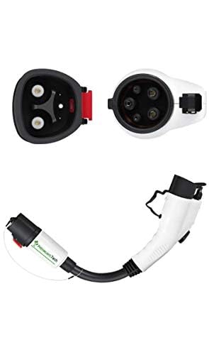 Tesla J1772 Adapter - Compatible with Tesla Wall Charger & Portable EV Charger | Fast Charging Solution for Home & Travel