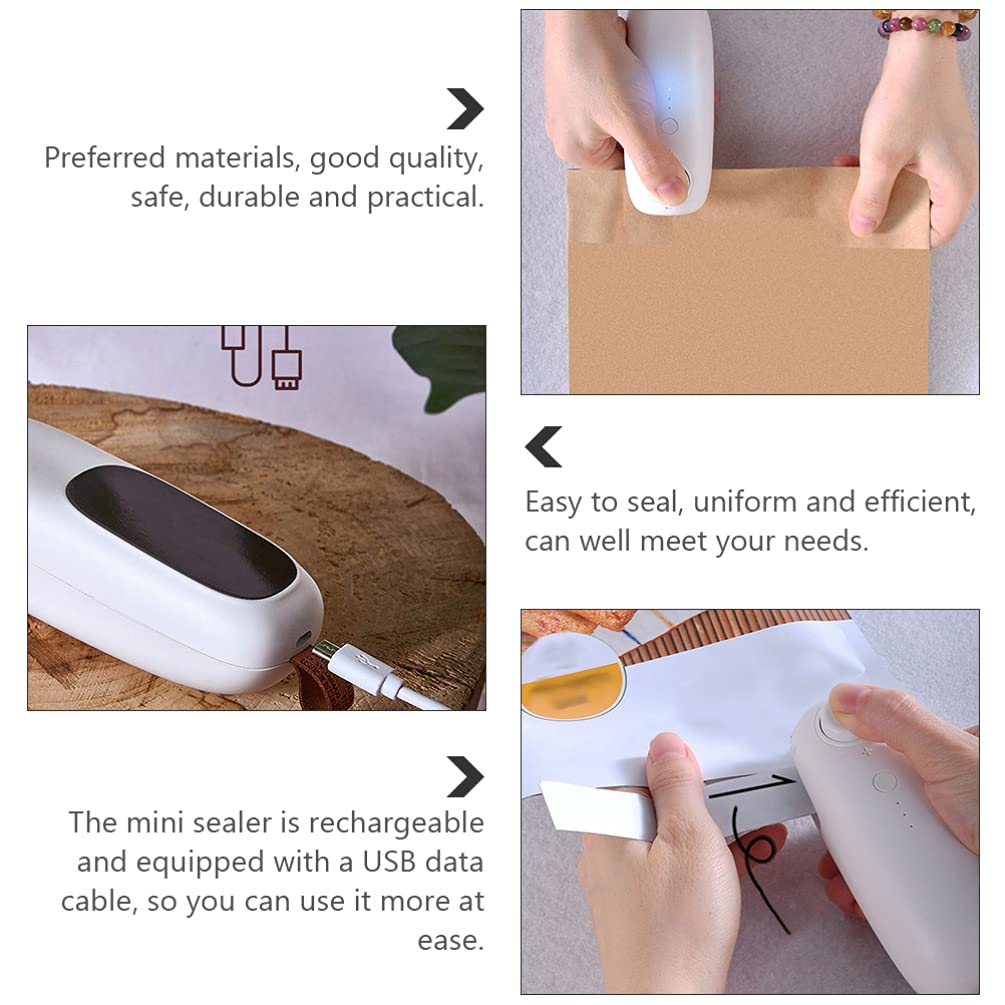 Mini Bag Sealer - Handheld Heat Sealer for Snacks & Food Bags at Home