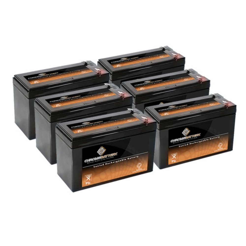 12V 7AH SLA Replacement Battery for Razor Sweet Pea Pocket Mod Toy & Kids Ride-On Cars - Long Lasting Power (6 Pack) - Perfect for Electric Scooters, Power Wheels & Outdoor Toys