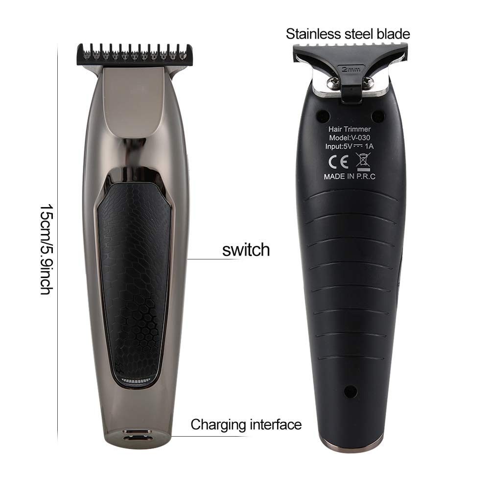 Vbestlife Professional Electric Hair Clipper Kit - USB Rechargeable Cordless Hair Trimmer for Men, Beard & Body Grooming | Home & Travel Use