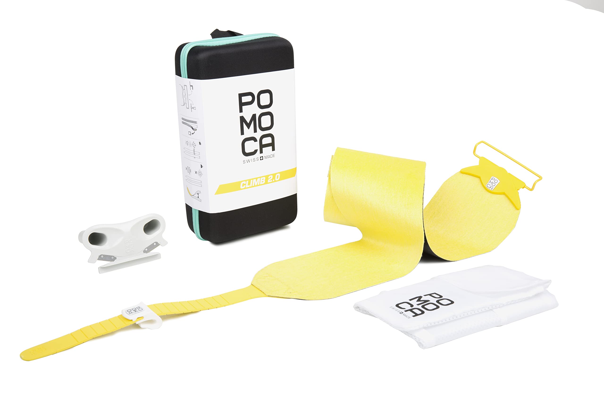 POMOCA Climb 2.0 Ready 2 Climb Climbing Skins for Backcountry Skiing & Mountaineering - Perfect for Uphill Touring & Powder Adventures