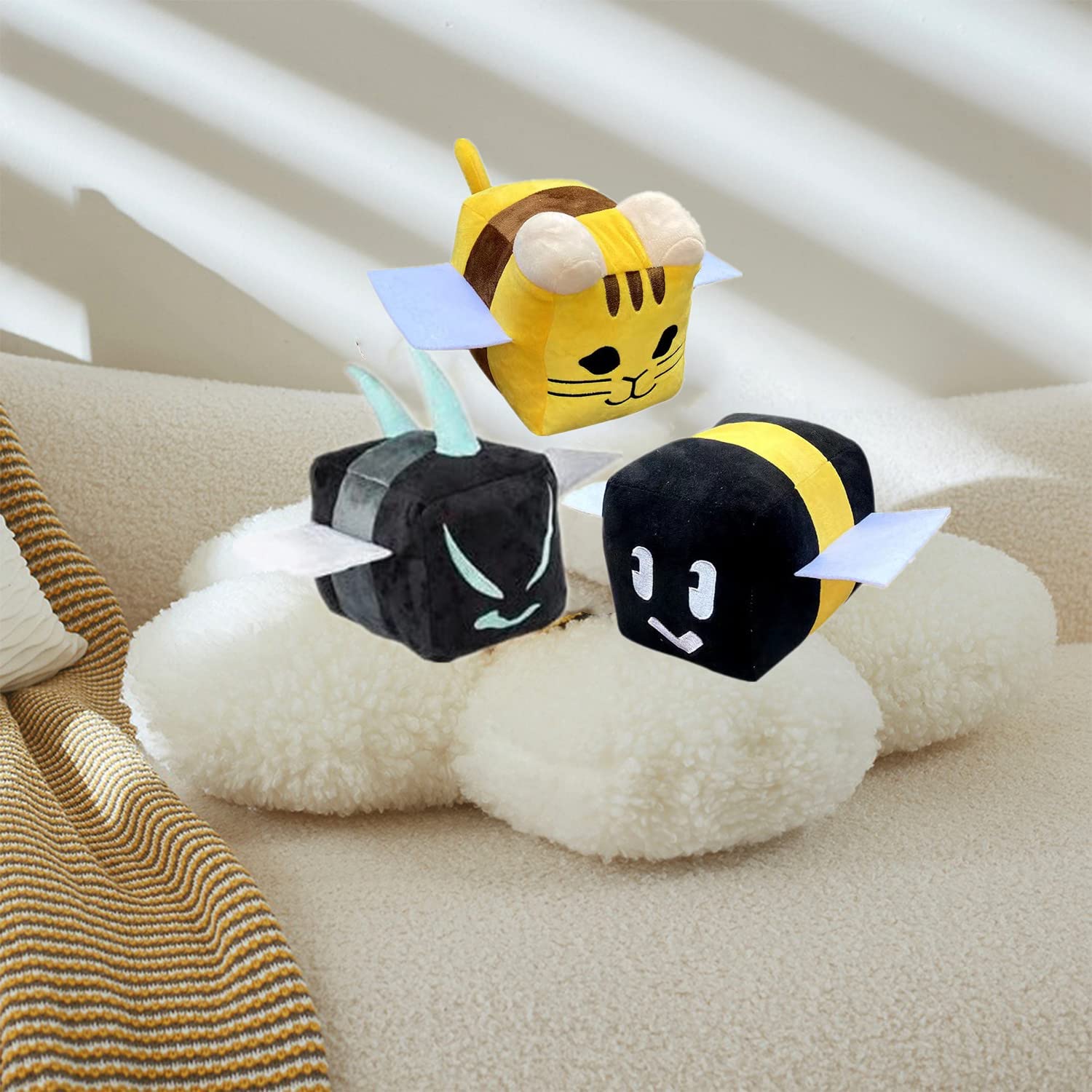 Soft & Cuddly Bee Plush Stuffed Animal - 7