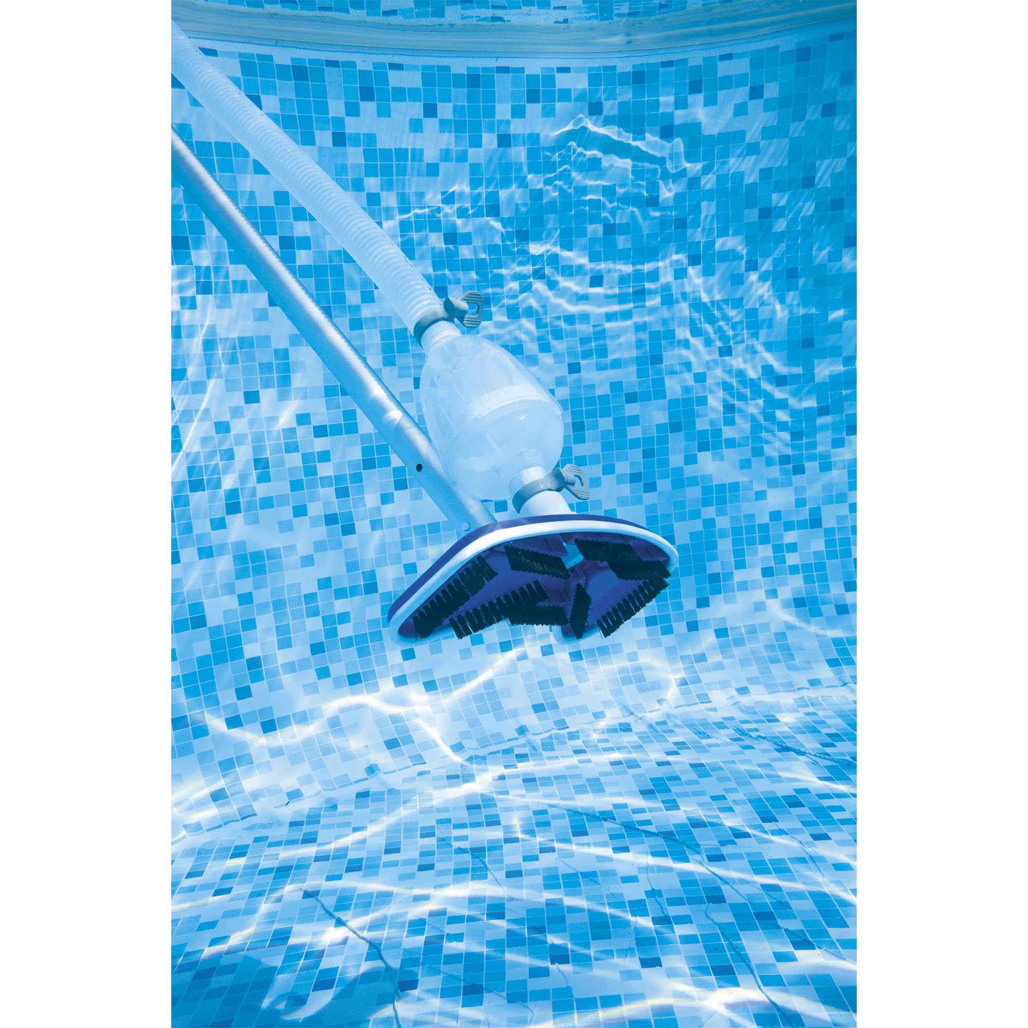 Bestway 58237 Above Ground Pool Vacuum Cleaner Kit with Maintenance Accessories - Perfect for Inground & Above Ground Pool Cleaning, Water Maintenance & Swim Season Prep