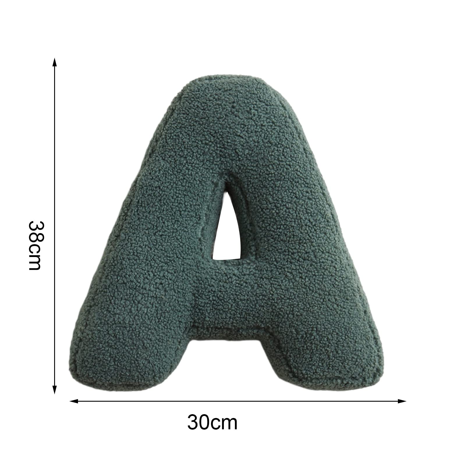Walbest A-Z Plush Letter Pillows - Soft Nursery Decor for Kids & Couch