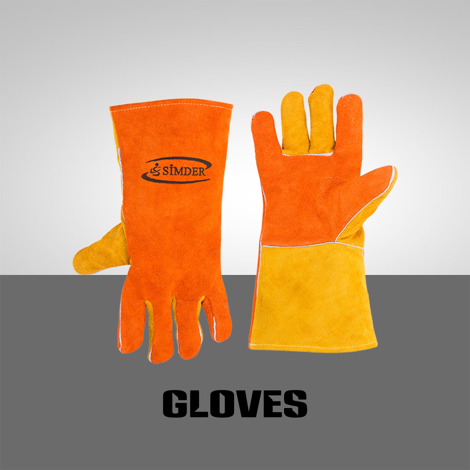 SSimder 5-Piece Welding Protection Kit - Heat Resistant Gloves, Apron, Sleeves & Cap for Metalworking & DIY Projects
