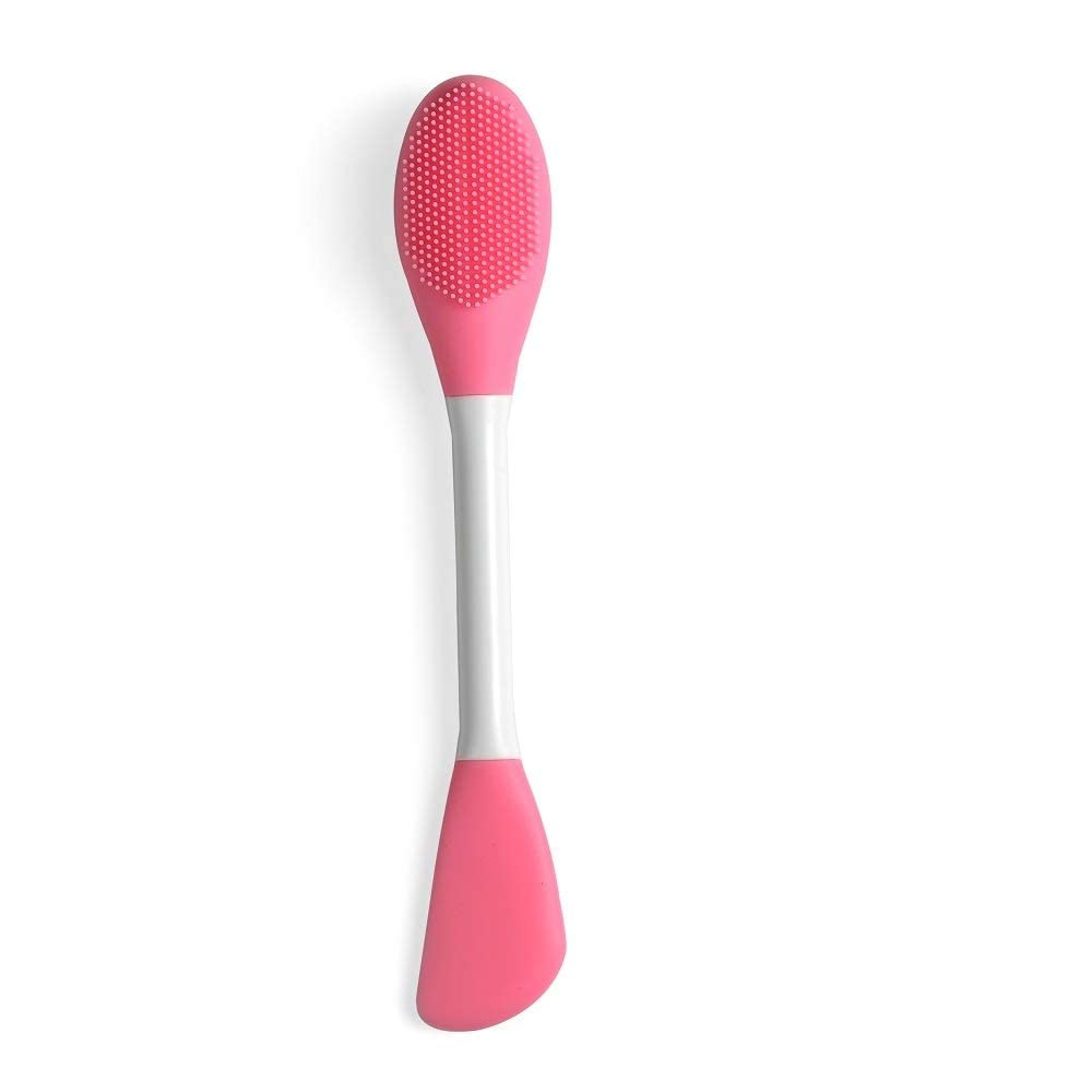 Sei Regina Silicone Face Mask Applicator - Double-Ended Makeup Brush for Mud, Clay & Charcoal Masks | Soft Beauty Tool for Cream & Lotion Application | Perfect for Spa, Skincare Routine & At-Home Facial Treatments