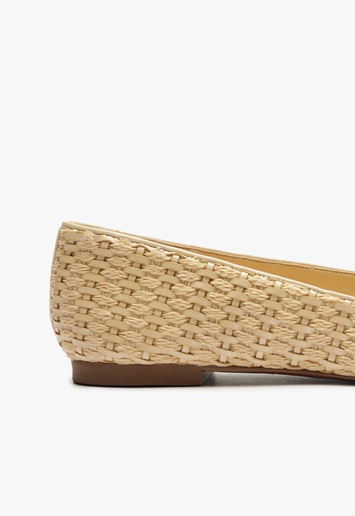Arissa Women's Straw Ballet Flats - Comfortable Breathable Summer Casual Shoes for Walking, Beach, and Outdoor Activities