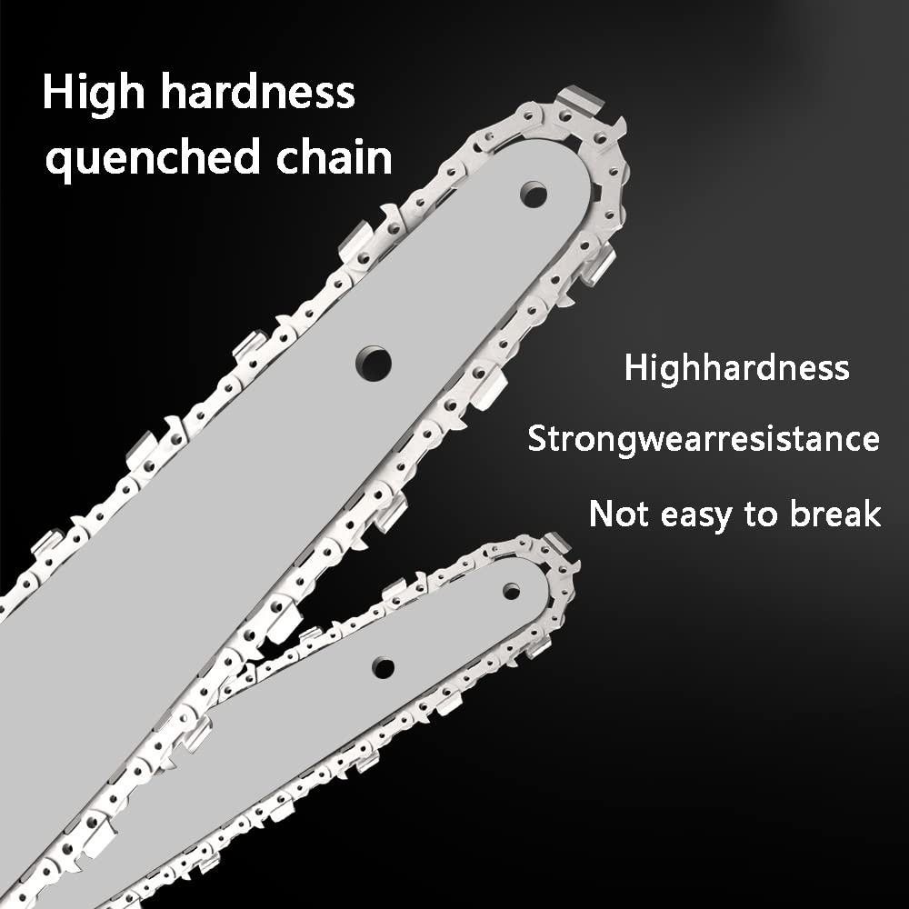 4 Inch Cordless Mini Chainsaw - Lightweight Handheld Battery Powered Chainsaw for Wood Cutting, Tree Trimming, Pruning & DIY Projects | Perfect for Garden Maintenance, Camping & Outdoor Use