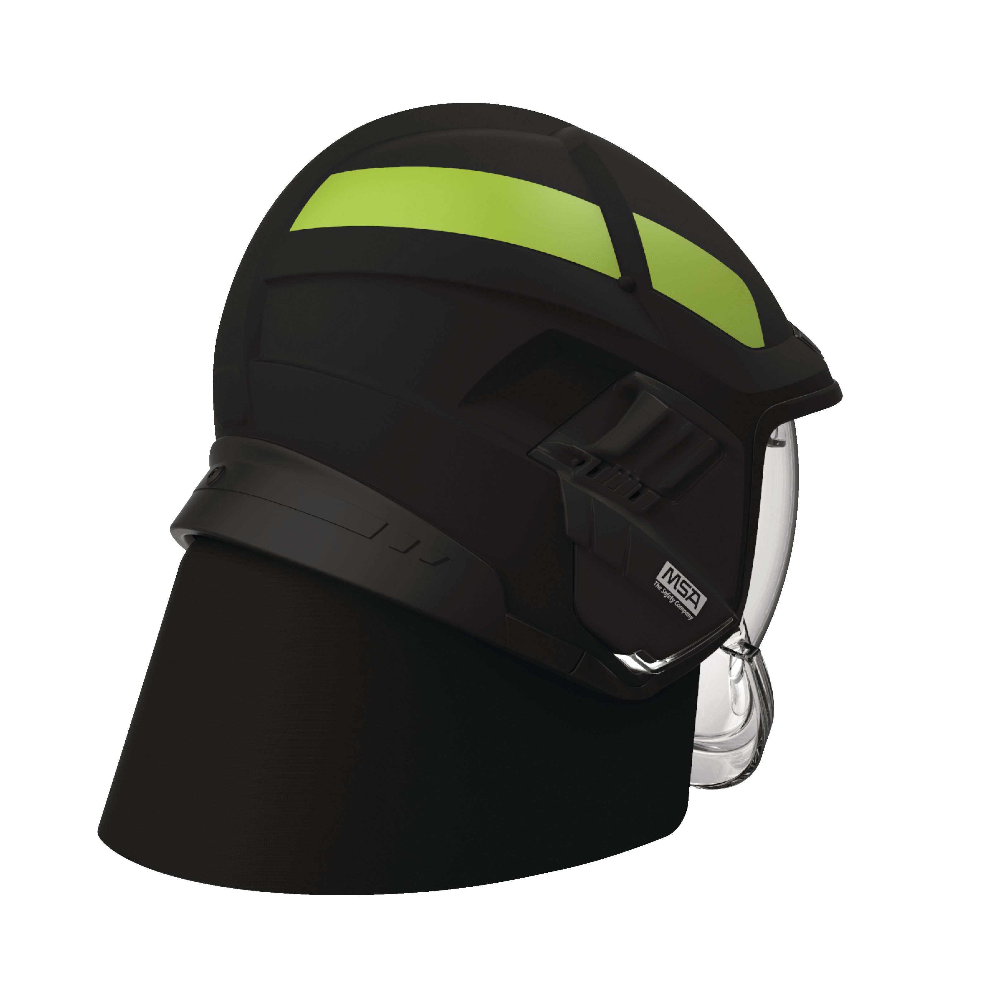 CAIRNS XF1 Modern Firefighter Helmet - Black Matte Finish | Lightweight & Durable Fire Safety Gear for Professional Firefighters & First Responders | Ideal for Emergency Rescue, Firefighting & Hazardous Environments