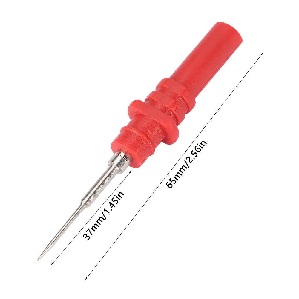 Akozon HT307A Insulation Wire Piercing Probes - 20pcs Automotive Oscilloscope Acupuncture Probe Pins Set for Diagnosis, Testing & Repair | Perfect for Car Electrical System Maintenance & Circuit Board Troubleshooting