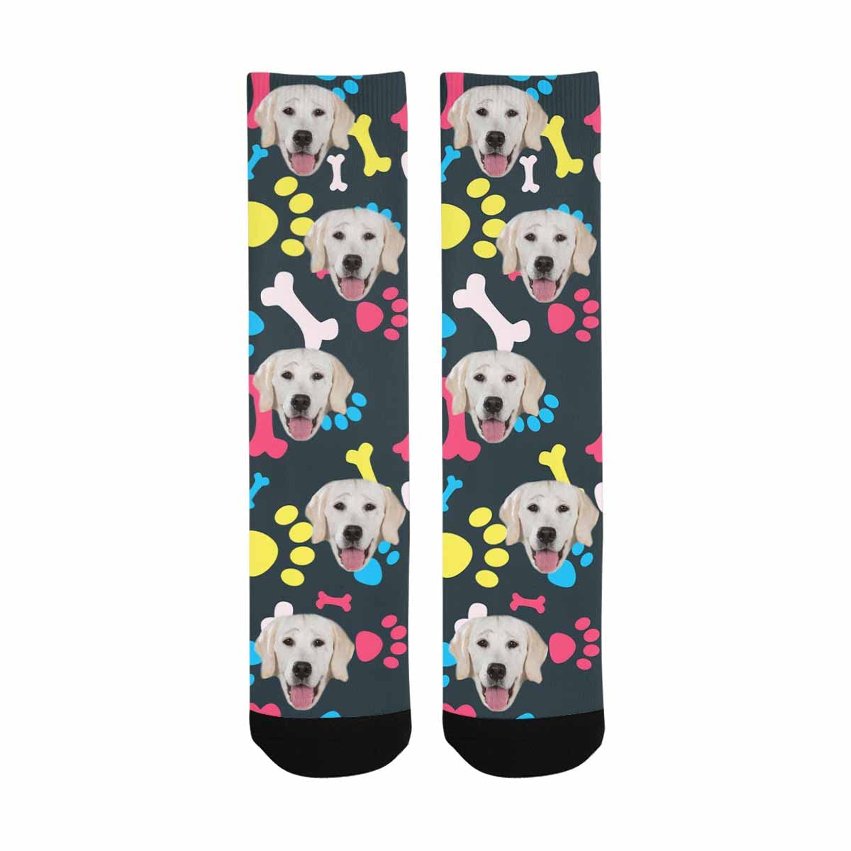 Custom Photo Socks with Pet Face - Personalized Funny Gifts for Men & Women | Unique Customized Socks for Birthdays, Anniversaries & Holidays