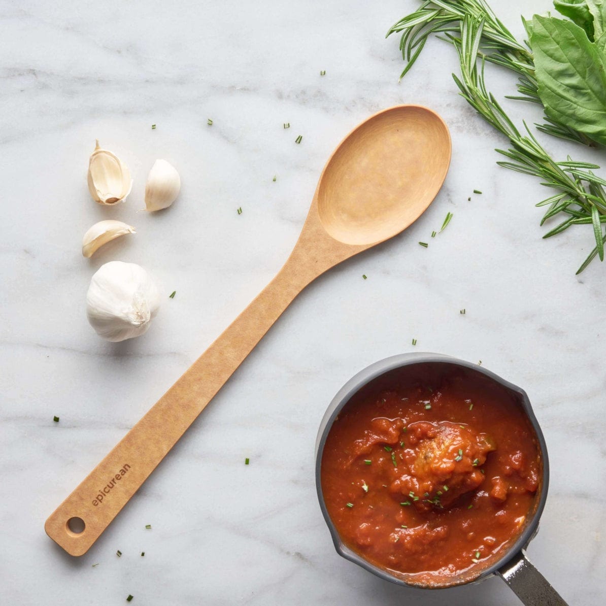 Premium Epicurean Chef Spoon - Professional Kitchen Utensil for Cooking, Baking & Serving - Ideal for Home Chefs & Culinary Enthusiasts