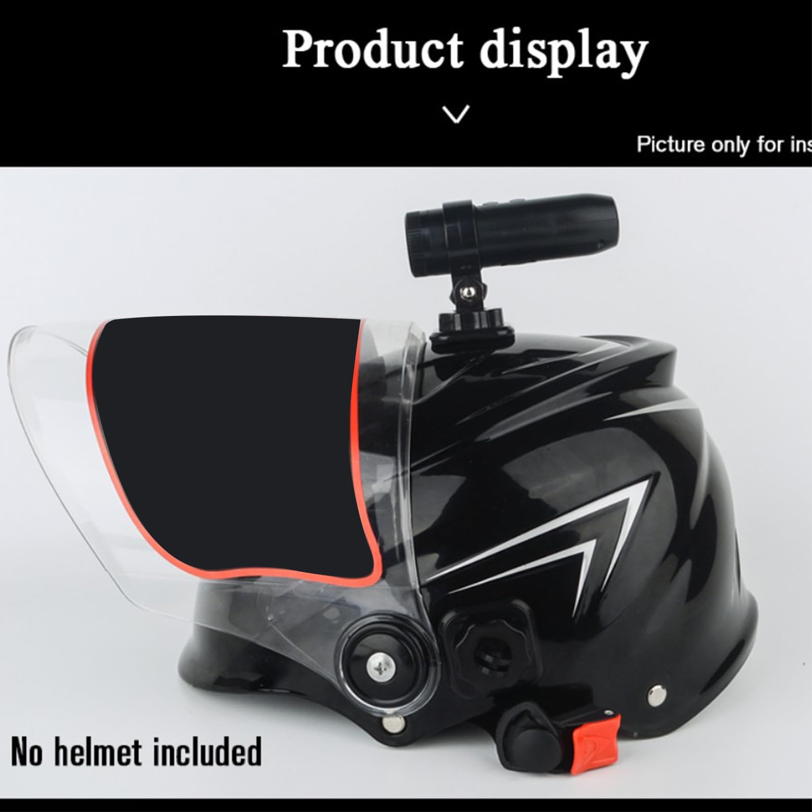960P Motorcycle Helmet Camera - 170° Wide Angle Sports Action Cam with Long Battery Life, Waterproof & 128GB Support - Perfect for Bike Riding, Motocross & Adventure Recording