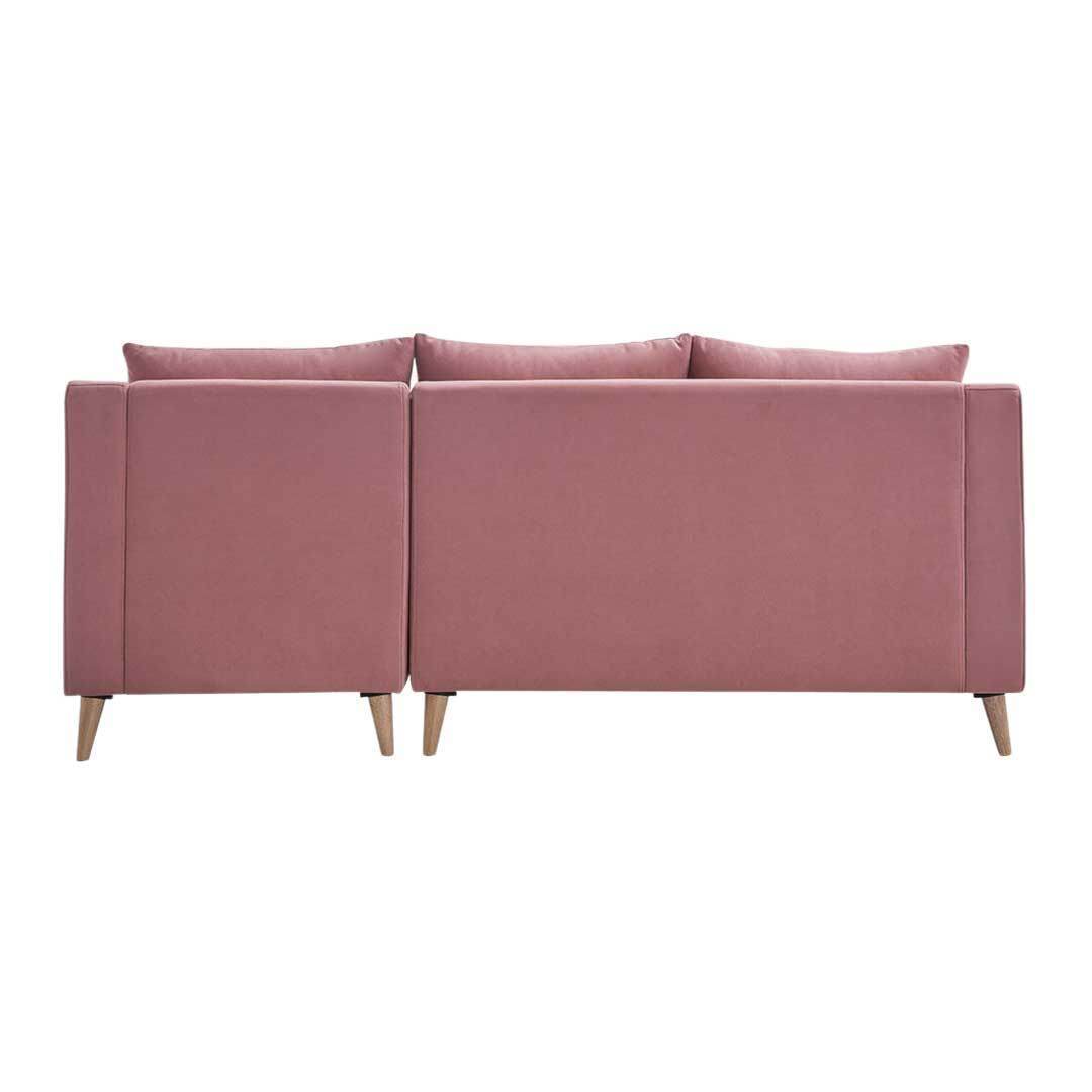 Julie L-Shaped Fabric Sofa - Pet Friendly Sectional Couch for Living Room, Family Room & Small Spaces - Comfortable Modern Furniture for Home & Apartment