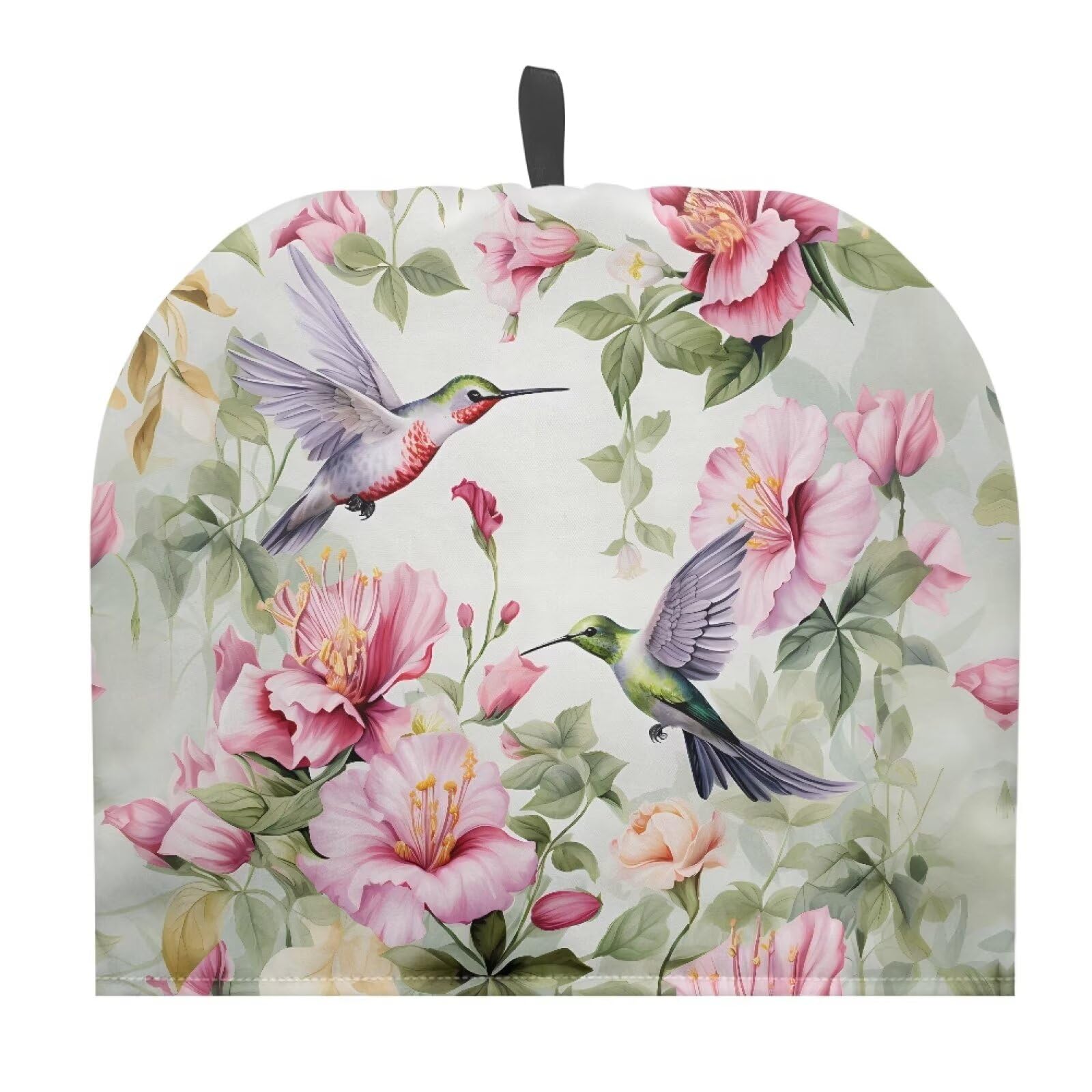 Hummingbird Floral Tea Cozy for Teapot - Thick Insulated Tea Kettle Cover - Home Kitchen Decor Accessory - Perfect for Afternoon Tea Parties & Cozy Kitchen Decor