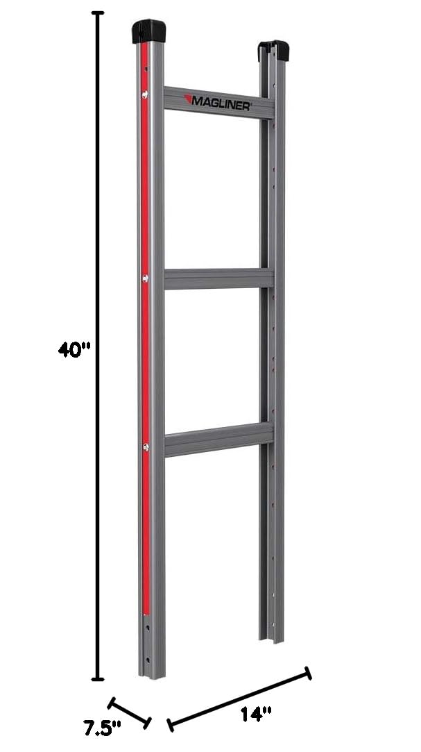 Magliner HMK111AA1 Aluminum Hand Truck - 500 lb Capacity with Horizontal Loop Handle & 14
