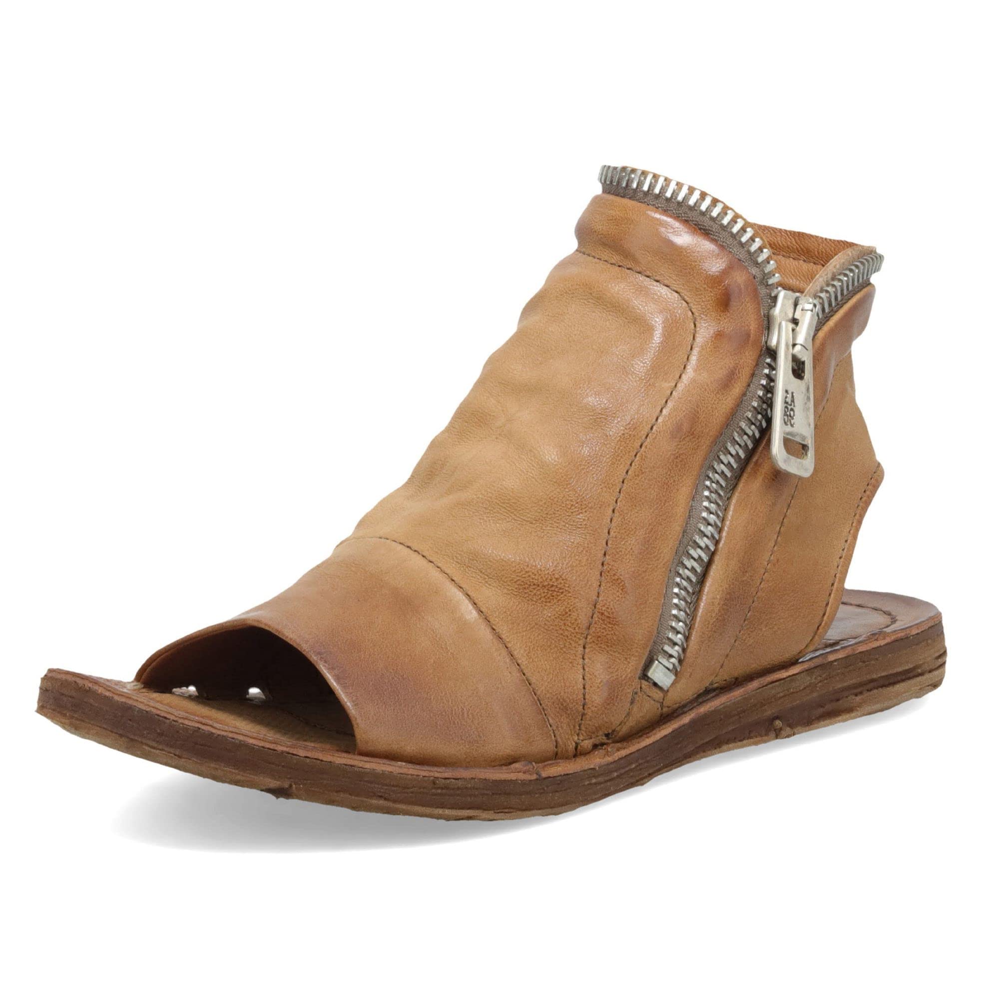 A.S.98 Ritchie Women's Genuine Leather Sandals - Comfortable Summer Casual Shoes for Beach, Vacation & Everyday Wear