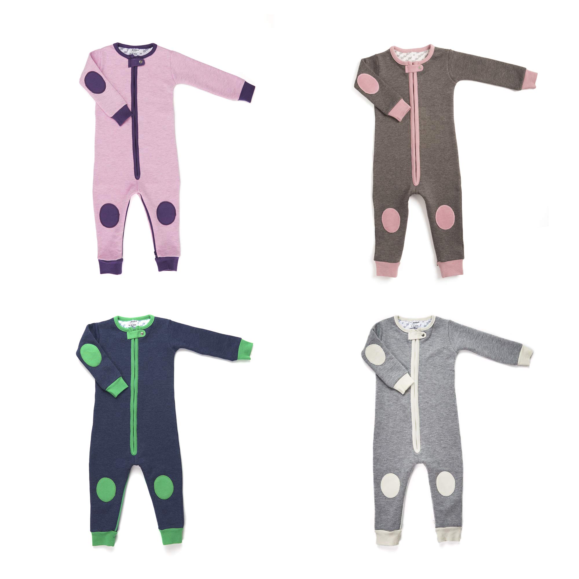 Baby Deedee Cotton Velour Romper Pajama - 3-6 Months for Cozy Sleepwear