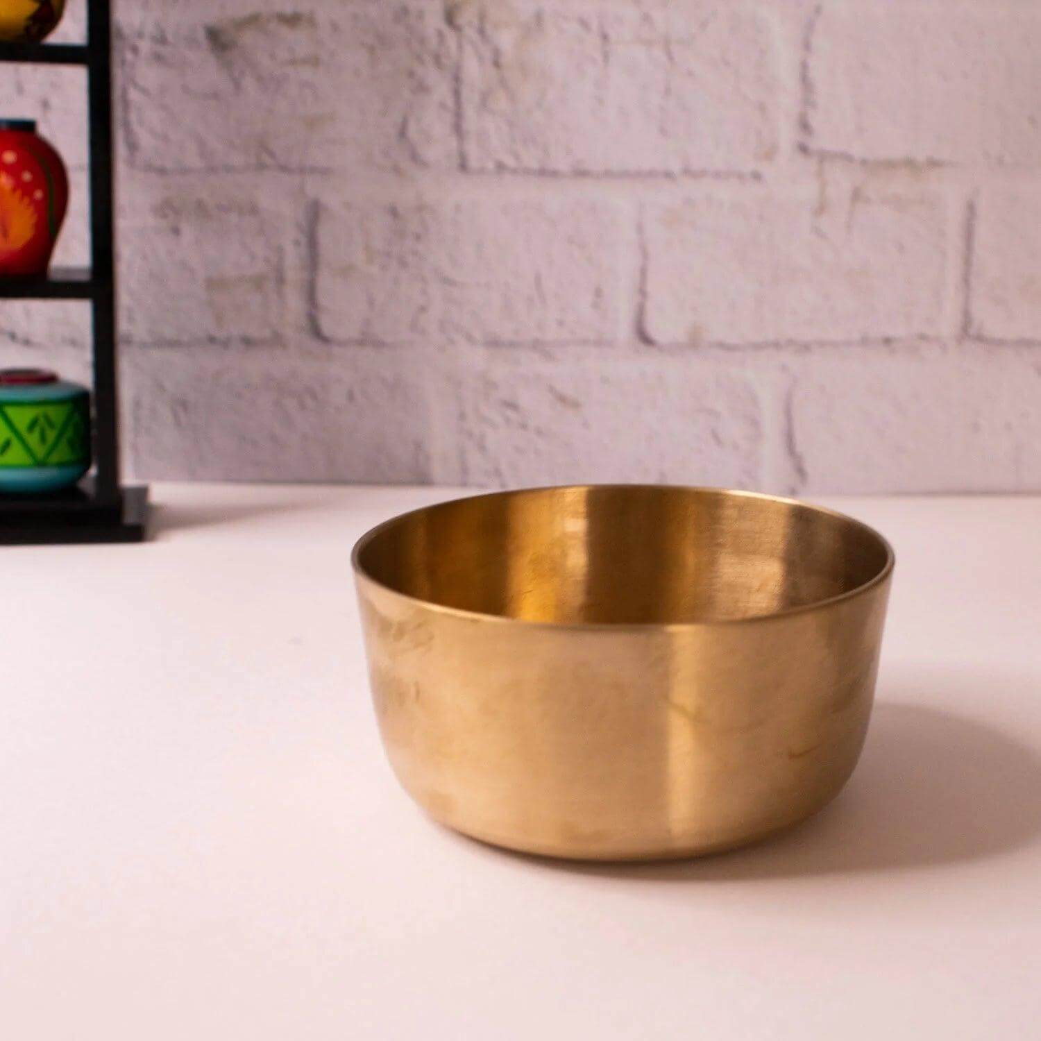 Authentic Japanese Kansa Katori Cup - Handcrafted Copper Water Cup for Health & Wellness | Perfect for Ayurveda, Detox, and Daily Hydration