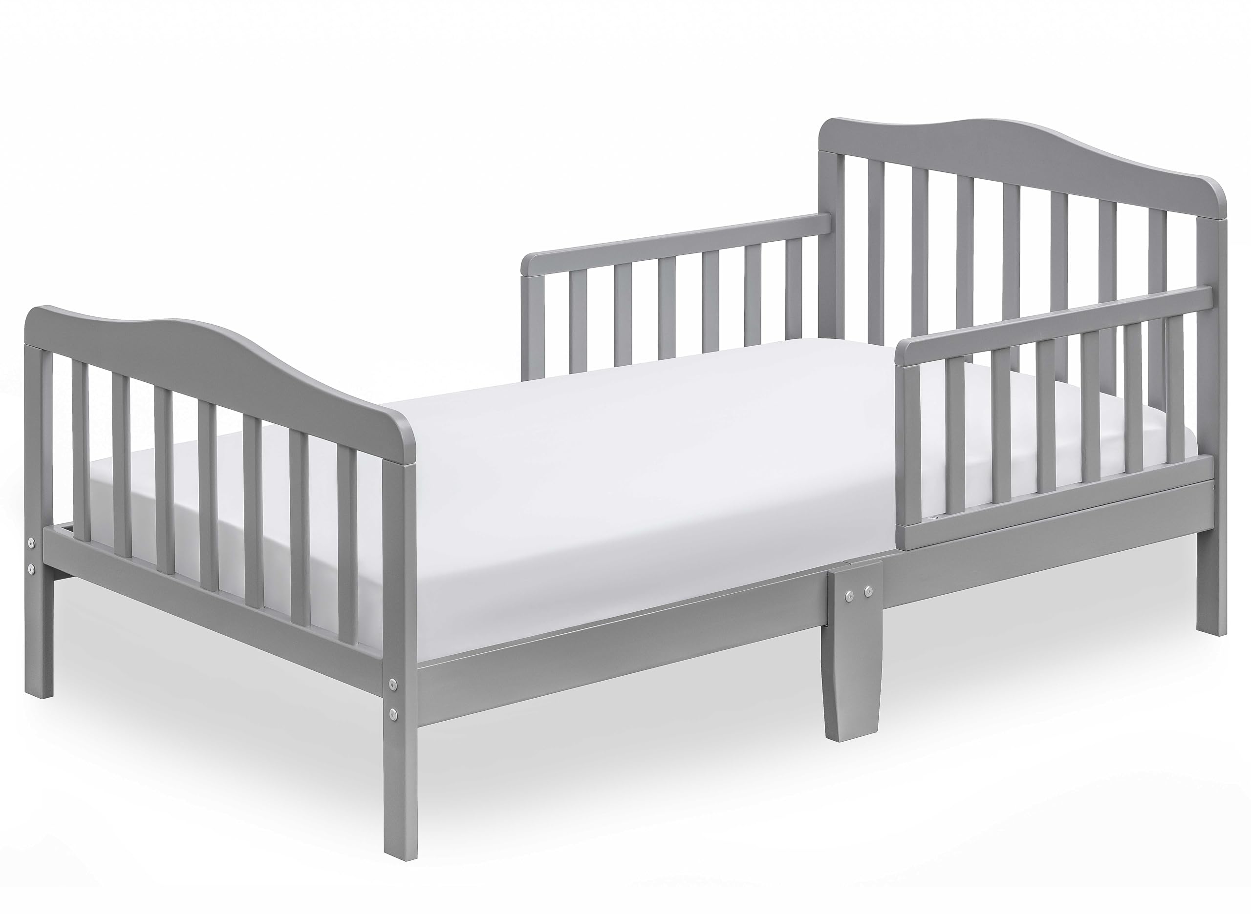 Lennox Florence Grey Toddler Bed 113028TP.3A - Safe & Stylish Transition Bed for Kids | Perfect for Nursery, Daycare & First Big Kid Room