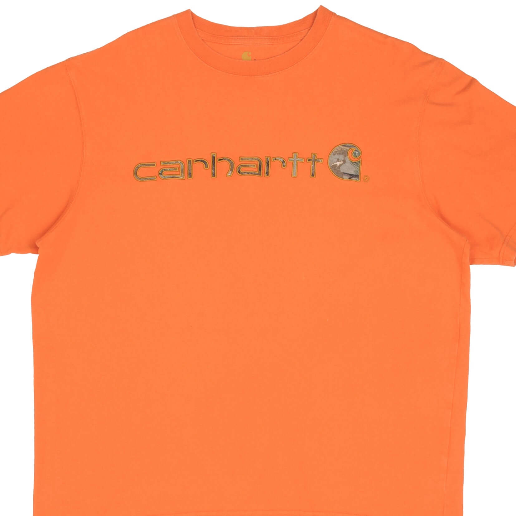 Vintage Carhartt Embroidered Camo T-Shirt 2000s - Large Size Men's Workwear for Outdoor Activities & Casual Wear