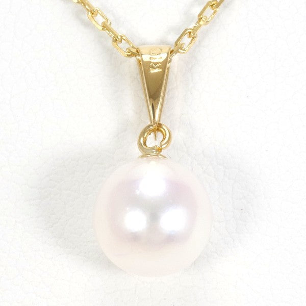 18K Yellow Gold Pearl Necklace for Women - Elegant Bridal Jewelry, Wedding Gift & Party Accessories