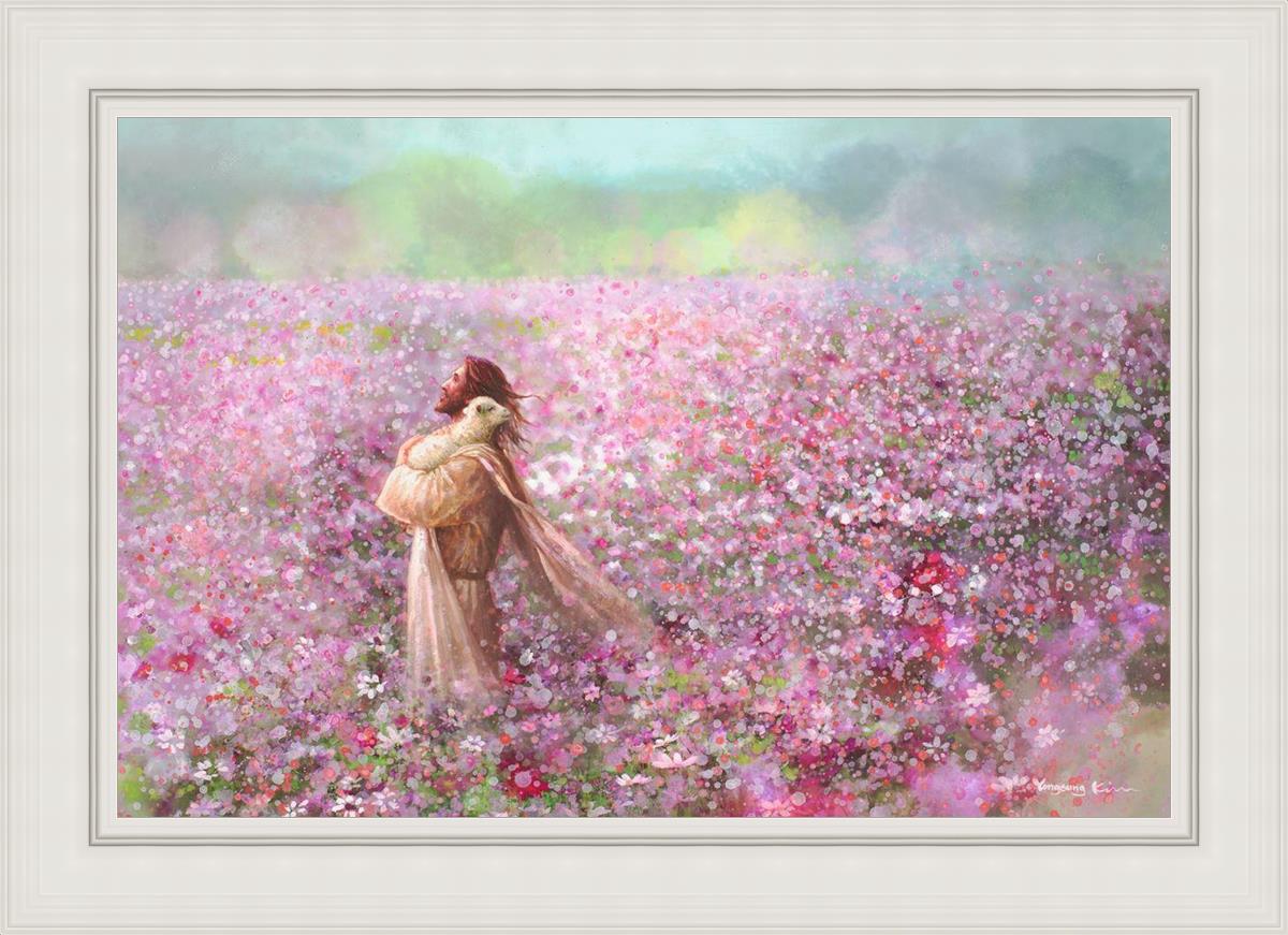 Calming Embrace by Yongsung Kim - Premium Wall Art Print for Home & Office Decor - Perfect for Living Room, Bedroom, and Meditation Spaces