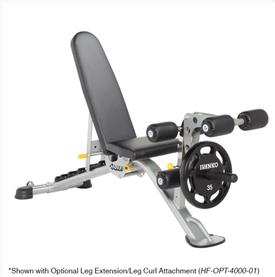 Hoist HF 5165 7-Position Adjustable FID Weight Bench for Home Gym - Perfect for Strength Training, Full-Body Workouts & Fitness Enthusiasts