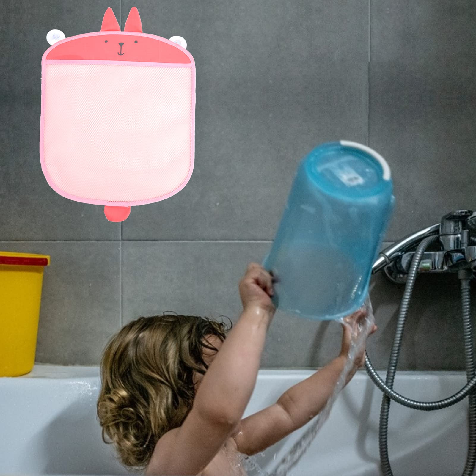 **Baby Bath Toy Storage Net - Hanging Mesh Organizer for Bathtub Toys, Shower Caddy & Bathroom Accessories - Perfect for Kids, Toddlers & Baby Bath Time Fun**    *(Ideal for keeping bath toys dry, organized, and off the floor – great for bathrooms, showers, and nurseries!)*
