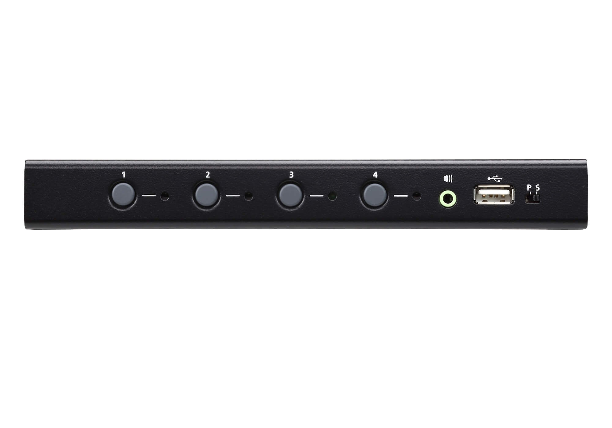 Aten CS724KM 4-Port USB KVM Switch for PC & Mac - Seamless Keyboard Mouse Sharing Between 4 Computers, Ideal for Home Office & Multi-Device Workspace