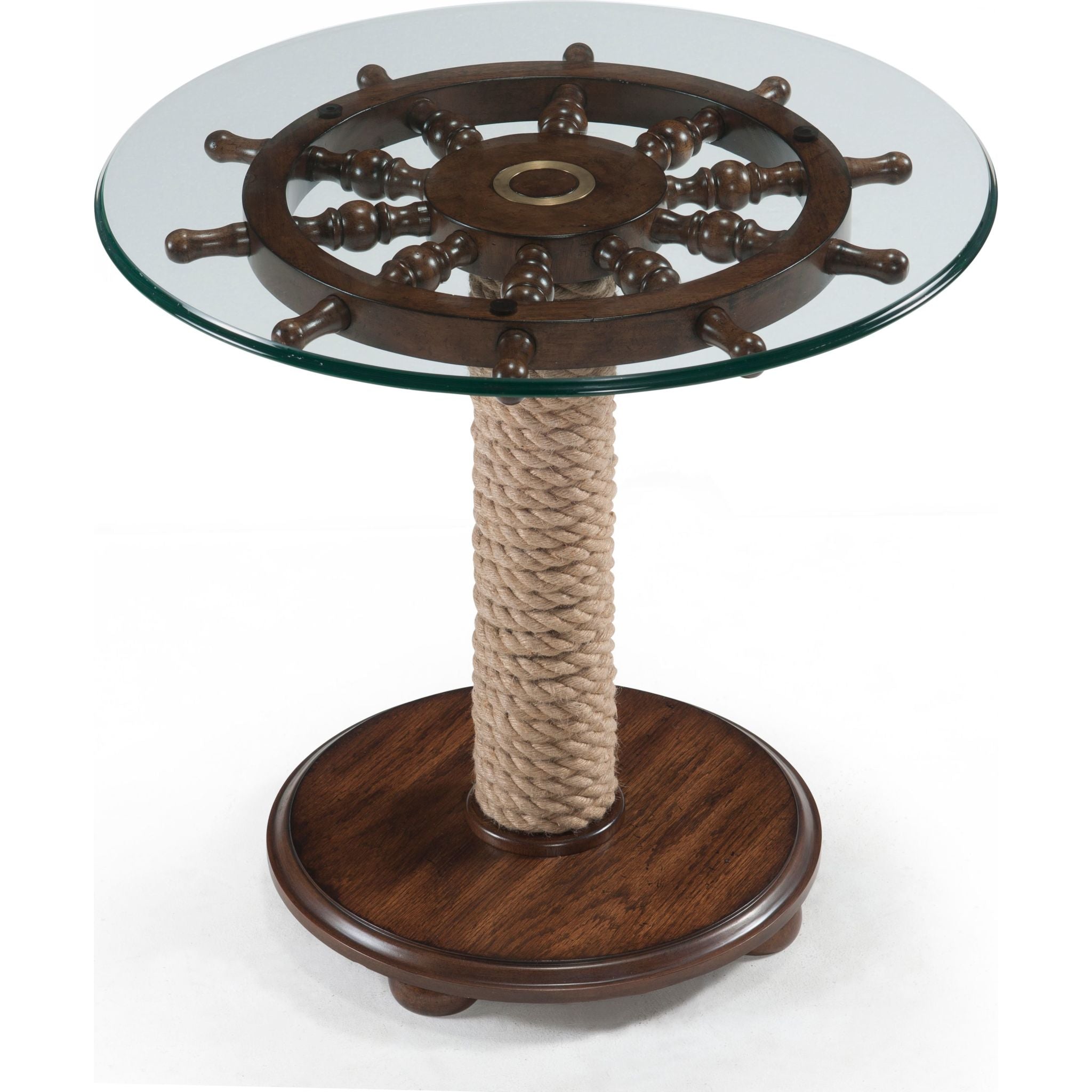 Stylish Beaufort Accent Table in Dark Oak Finish - Perfect for Living Room, Bedroom, or Entryway Decor