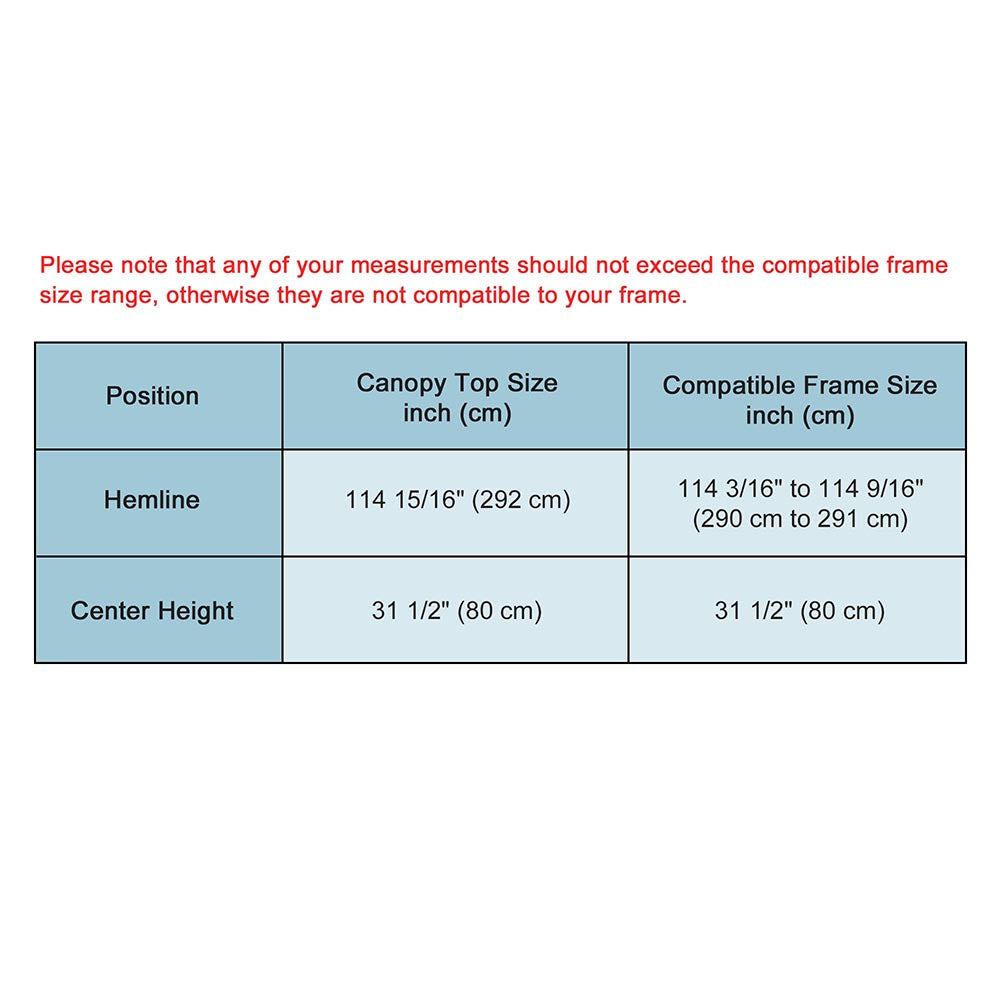 TheLAShop 10x10 EZ Pop Up Tent Canopy Replacement Top (9'7x9'7) - Durable & Waterproof Instant Shelter Cover for Camping, Beach, Picnics, Outdoor Events & Farmers Markets