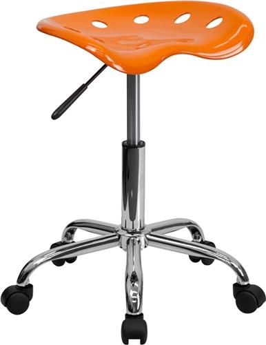 Vibrant Apple Green Tractor Seat & Chrome Stool - Retro Diner Style Bar Stool for Kitchen, Cafe, and Home Decor