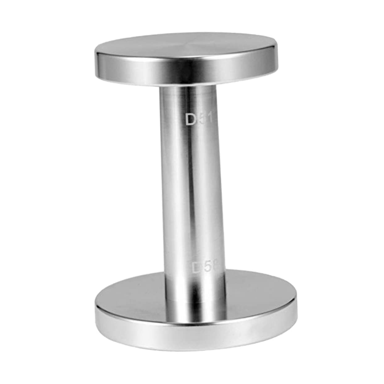Zerodeko 304 Stainless Steel Espresso Tamper & Distributor - Calibrated Coffee Press Tool for Professional Espresso Shots - Perfect for Home Baristas & Coffee Shops (Italian Style Coffee Maker Accessory)