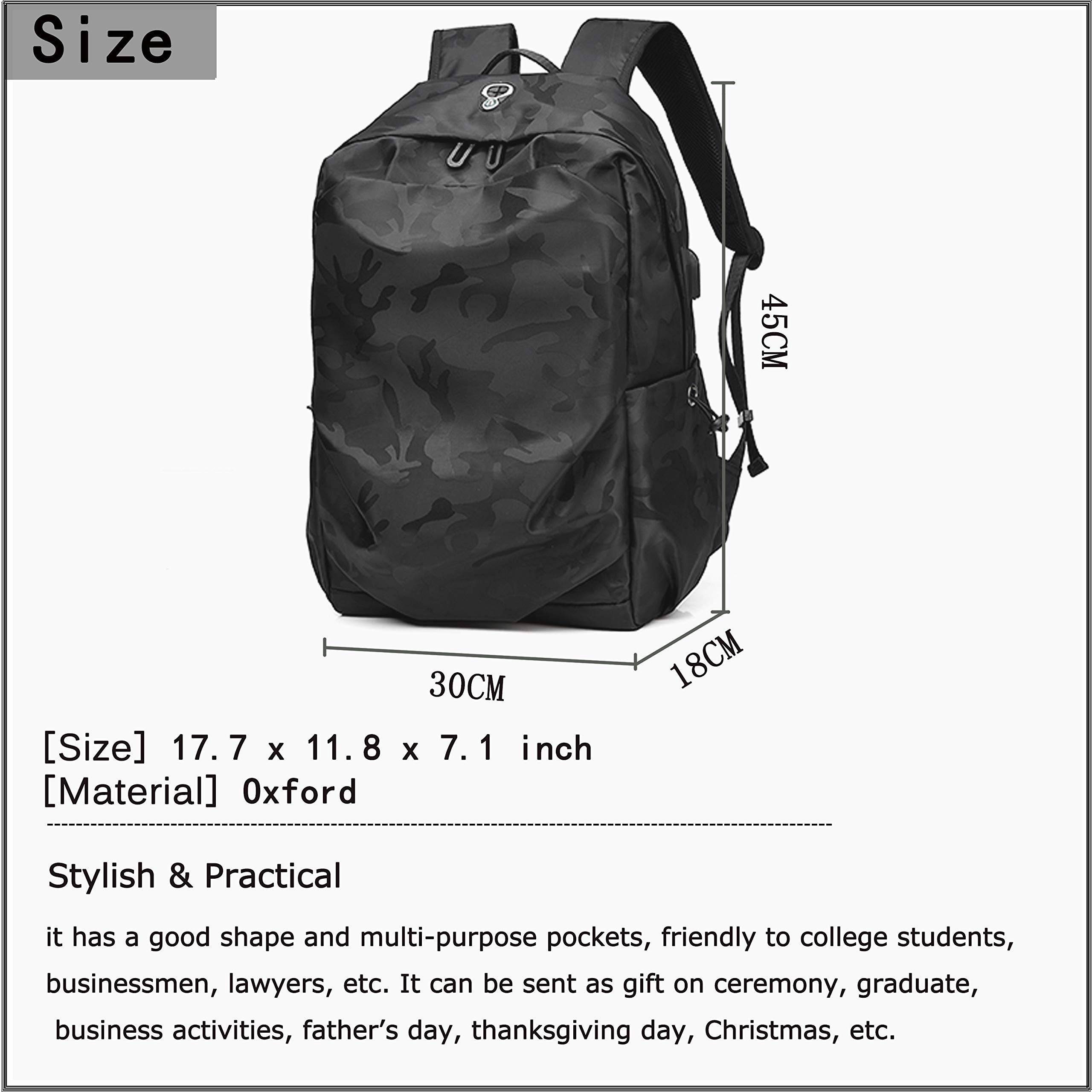 Men's Casual Fashionable Outdoor Backpack - Large Capacity Travel Bag for Hiking, Commuting & Daily Use