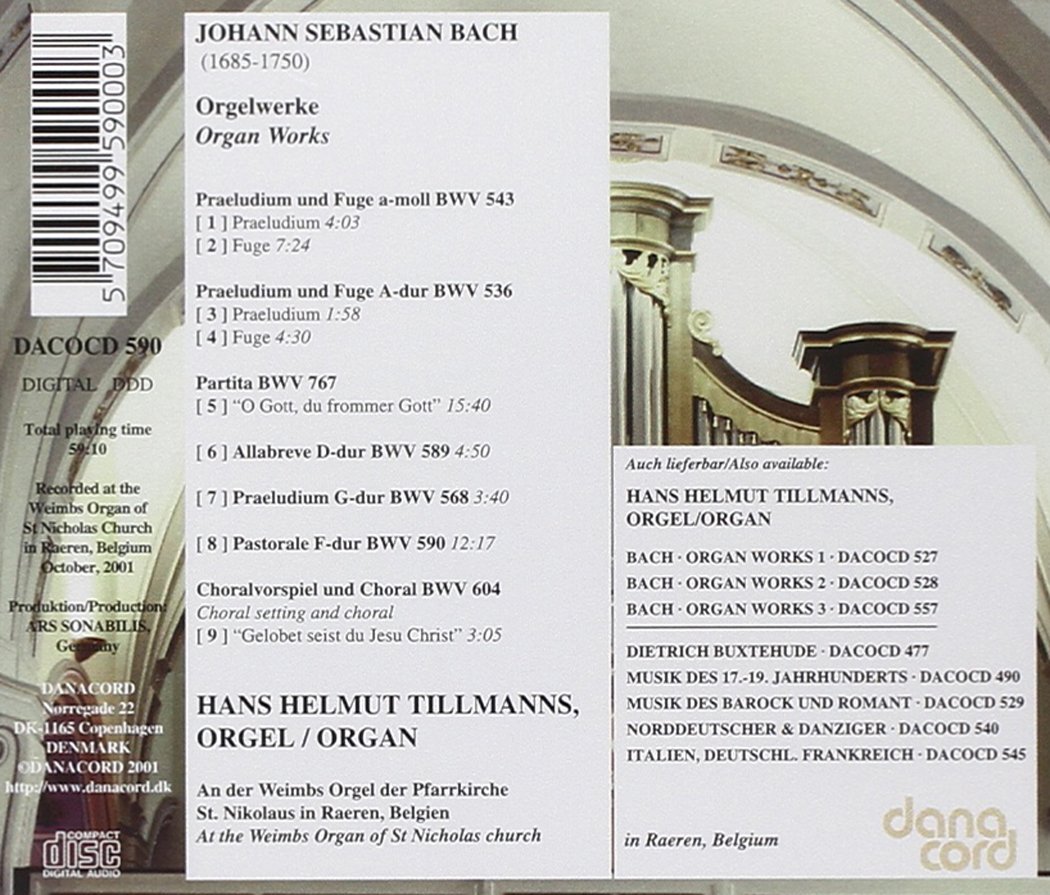 Organ Music - Classical & Contemporary Organ Compositions for Church, Wedding & Concert Performances