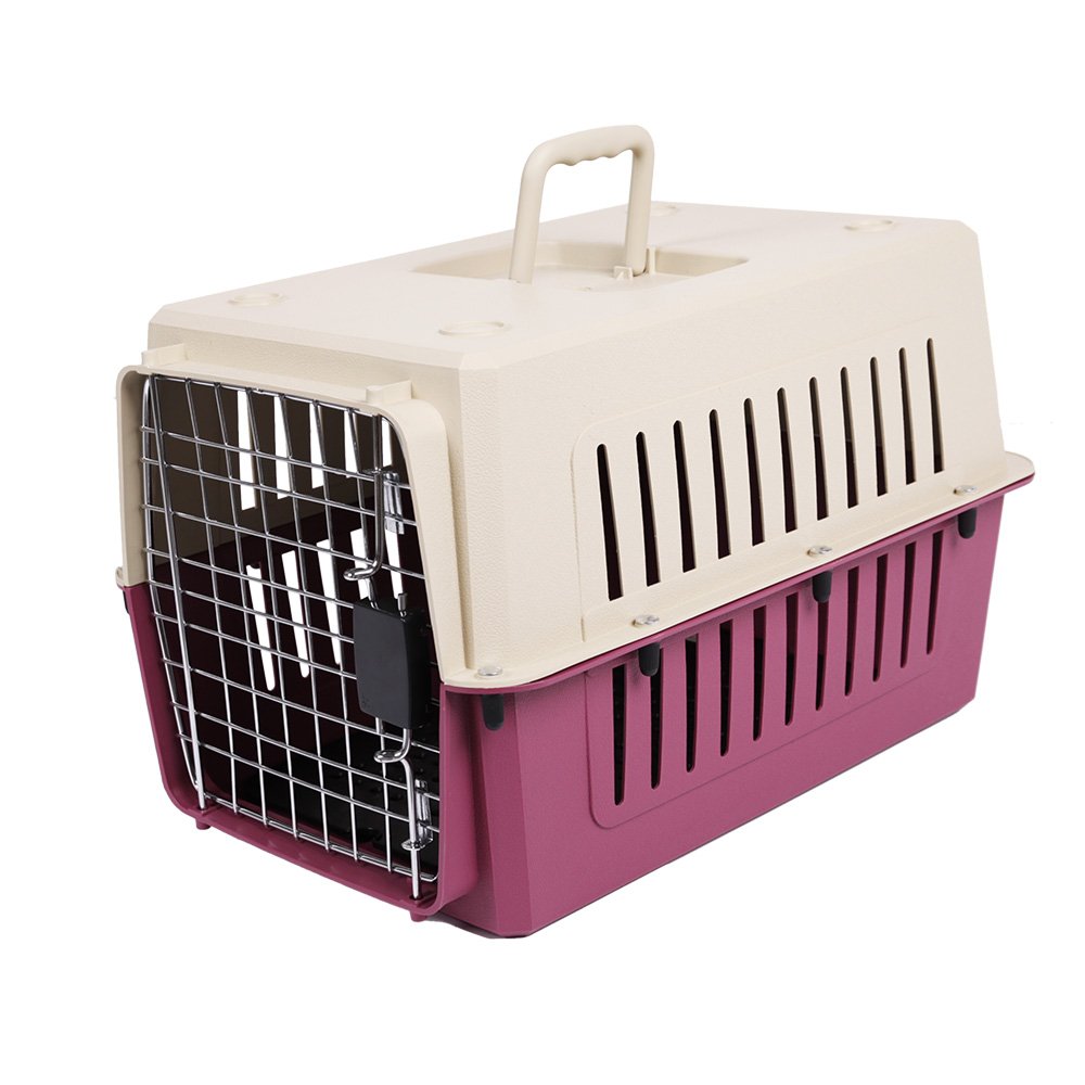 Portable Pet Airline Carrier Box - Lightweight Travel Cage for Dogs, Cats, Rabbits & Hamsters | Small, Medium & Large Sizes | Perfect for Air Travel, Road Trips & Outdoor Adventures
