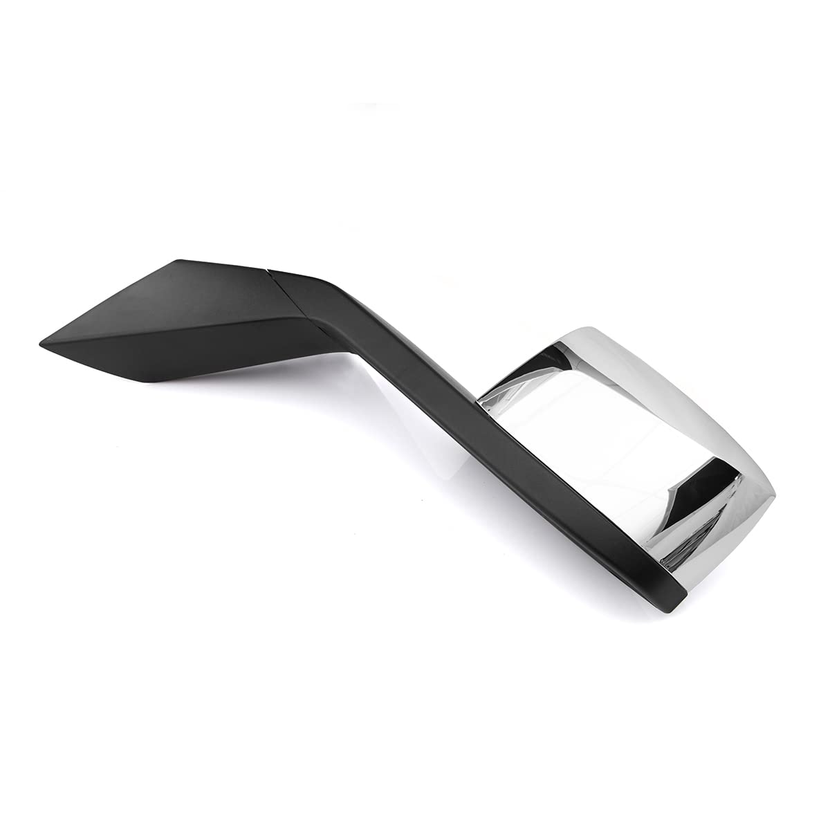 Volvo VNL Hood Mirror Assembly Replacement (2004-2014) - Left Driver Side Chrome Truck Mirror with Arm - Perfect for Volvo VNL Long Haul Trucks & Highway Safety