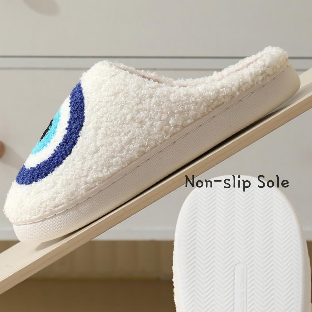Cozy Plush Warm Slippers for Women & Men - Non-Slip Indoor/Outdoor House Shoes with Soft Cushion for Winter - Perfect for Home, Office, and Relaxation
