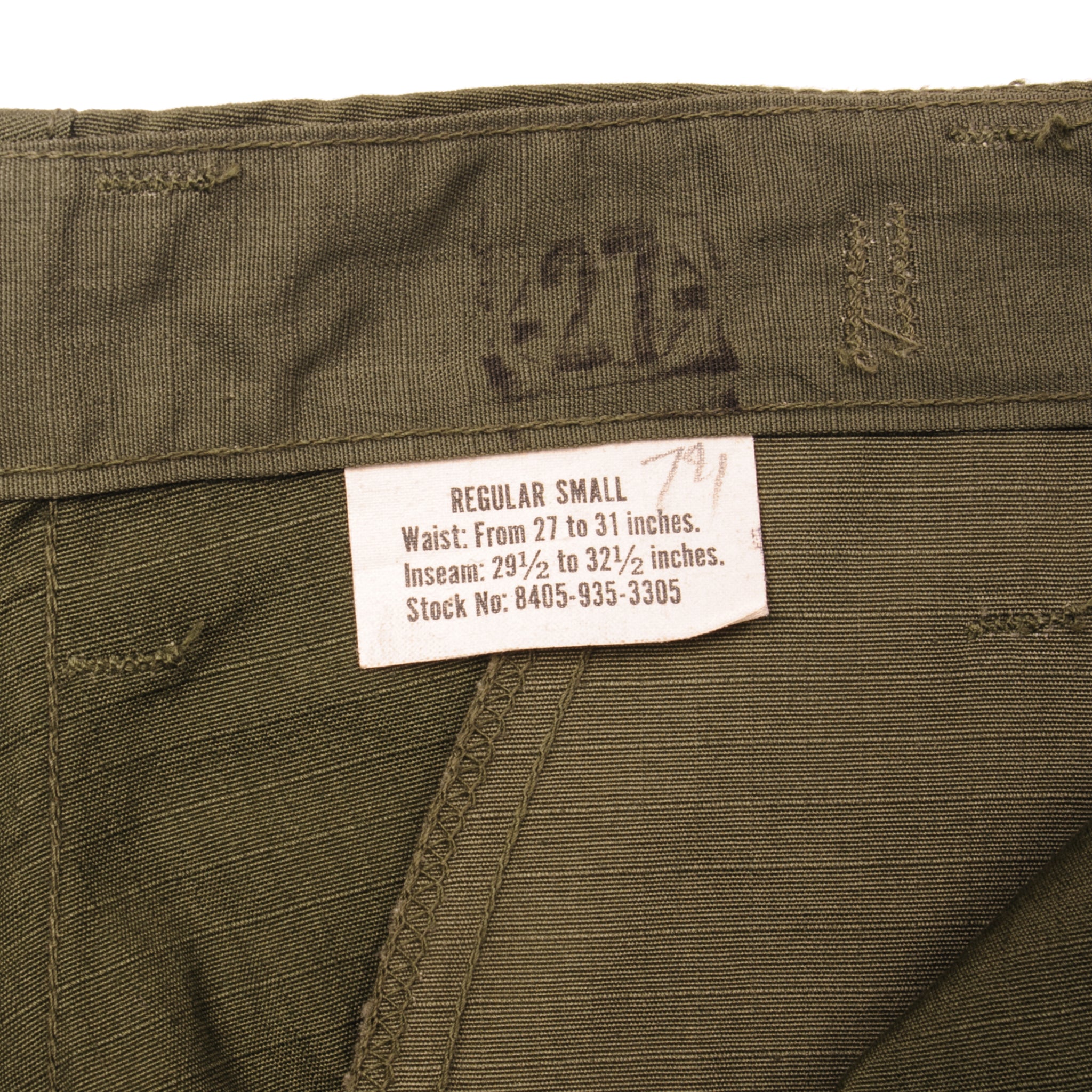 Vintage US Army Tropical Combat Pants 6th Pattern 1969 Vietnam War - Small Regular Deadstock - Military Surplus, Outdoor Adventure, Reenactment, Collectible Gear