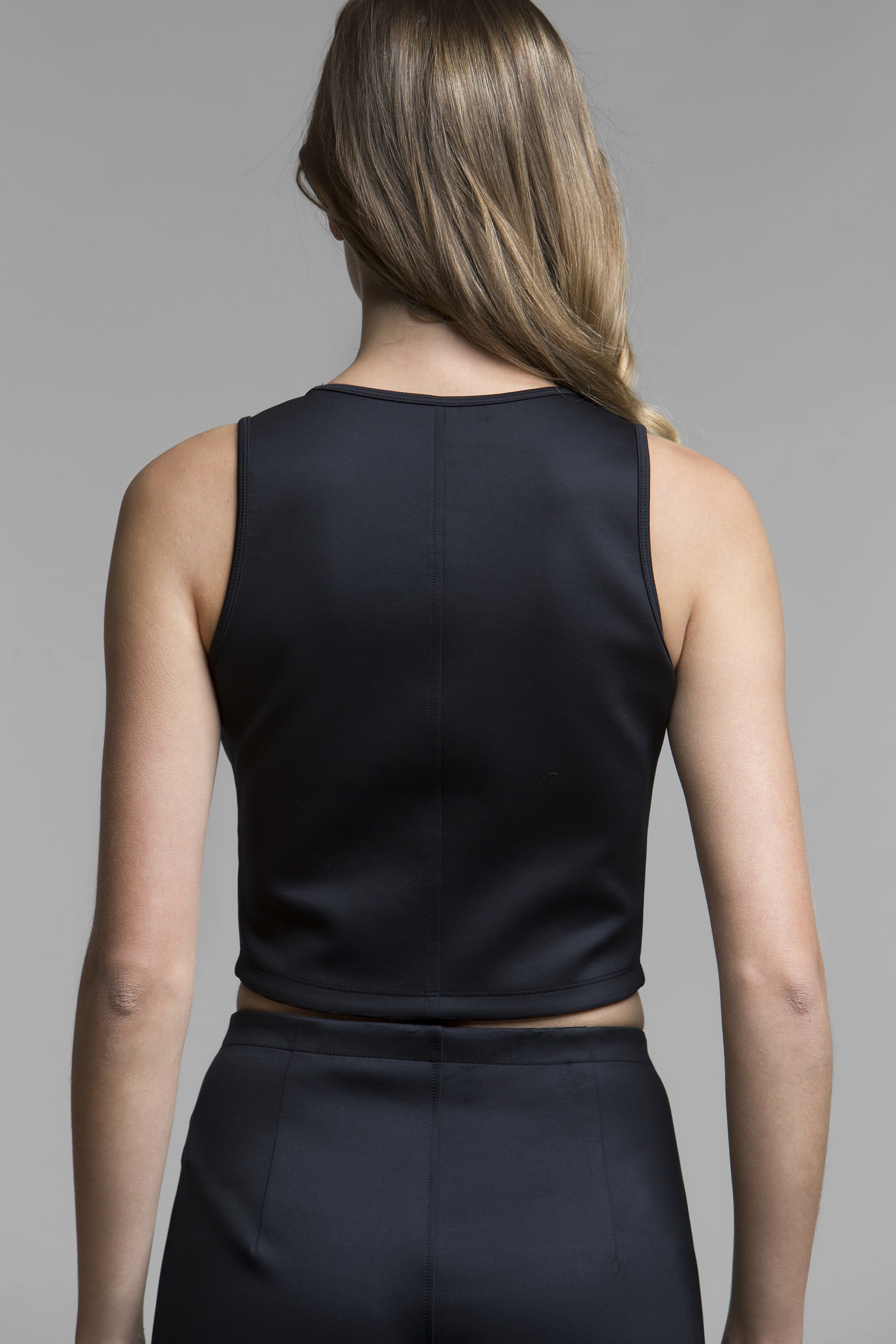 Karmen Crop Tank Top for Women - Trendy Summer Workout & Yoga Tops - Breathable Comfort Fit Athletic Shirt for Gym, Running & Casual Wear