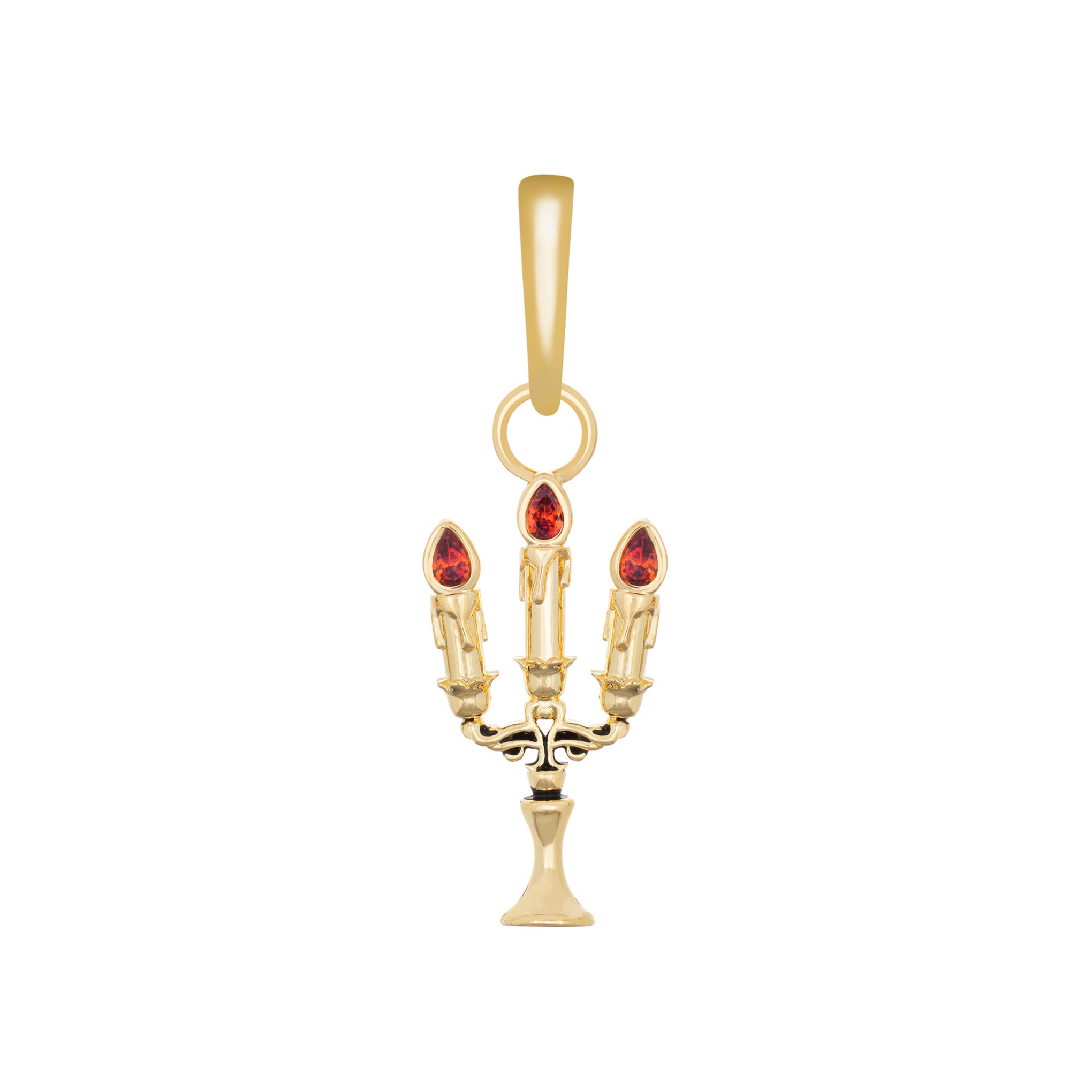 Vintage Candelabra Charm - Elegant Antique-Style Pendant for Necklace & Jewelry Making - Perfect for Weddings, Home Decor & DIY Crafts