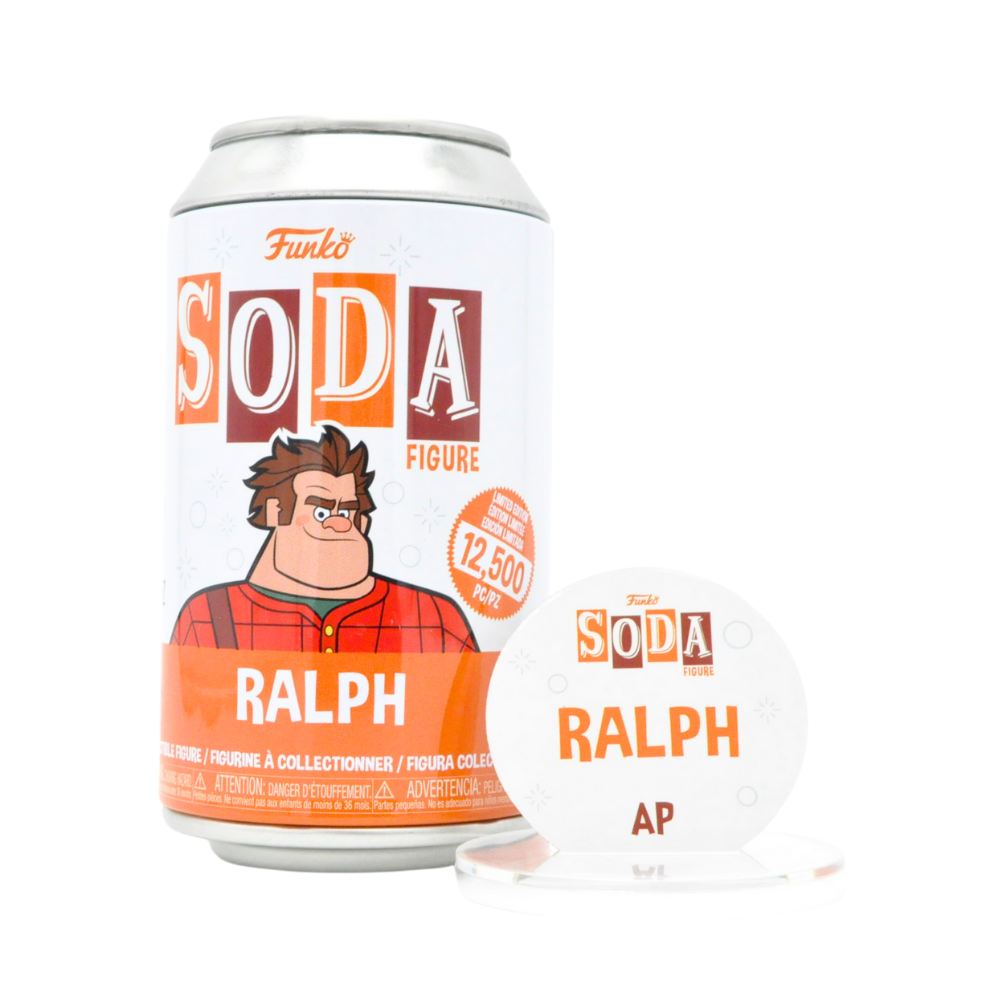 Funko Soda Artist Proof Ralph (Wreck It Ralph) Vinyl Collectible Figure - Perfect for Disney Fans, Collectors & Home Office Decor