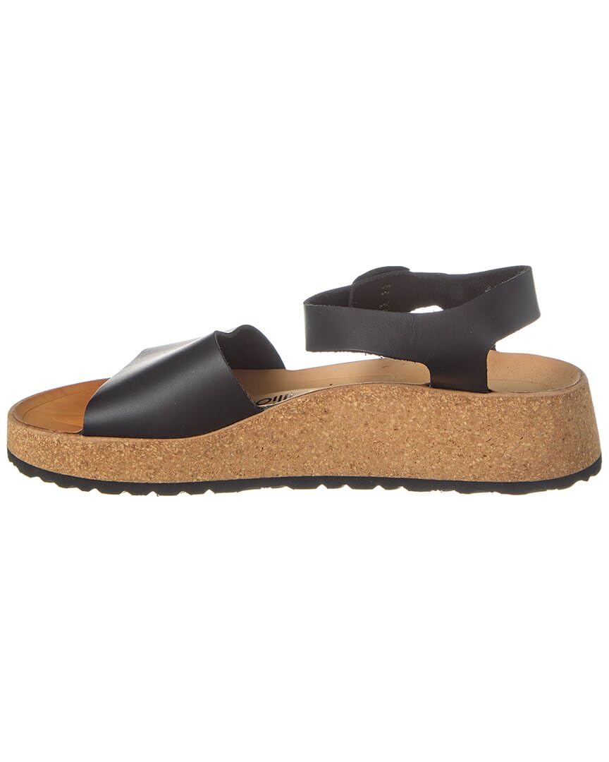 Birkenstock Women's Ankle Strap Sandals - Sierra Black Oil Leather - Comfortable Arch Support - Perfect for Casual Wear, Beach & Summer Outfits