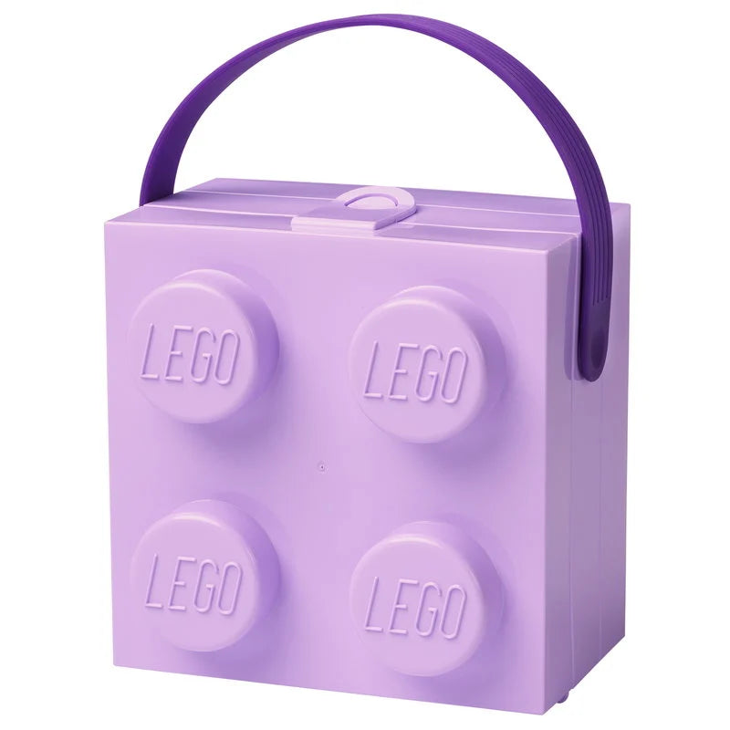 Premium Lego-Themed Lunch Box with Handle - Durable & Stylish for Kids & Adults - Perfect for School, Office, and Picnics