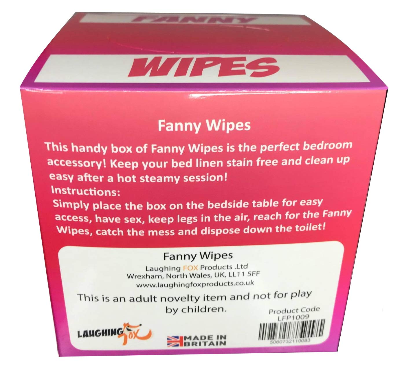 Funny Fanny Wipes - Novelty Joke Tissues for Women | Hilarious Gag Gift for Girlfriend, Wife & Mom | Perfect Birthday Prank Gift for Her | Great for Parties, Office Pranks & Funny Gifts