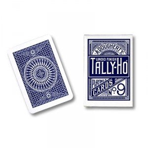 Tally Ho Circle Back Playing Cards (Blue) - Premium Quality Poker Cards for Magic Tricks, Cardistry & Casino Games - Perfect for Card Players, Magicians & Collectors