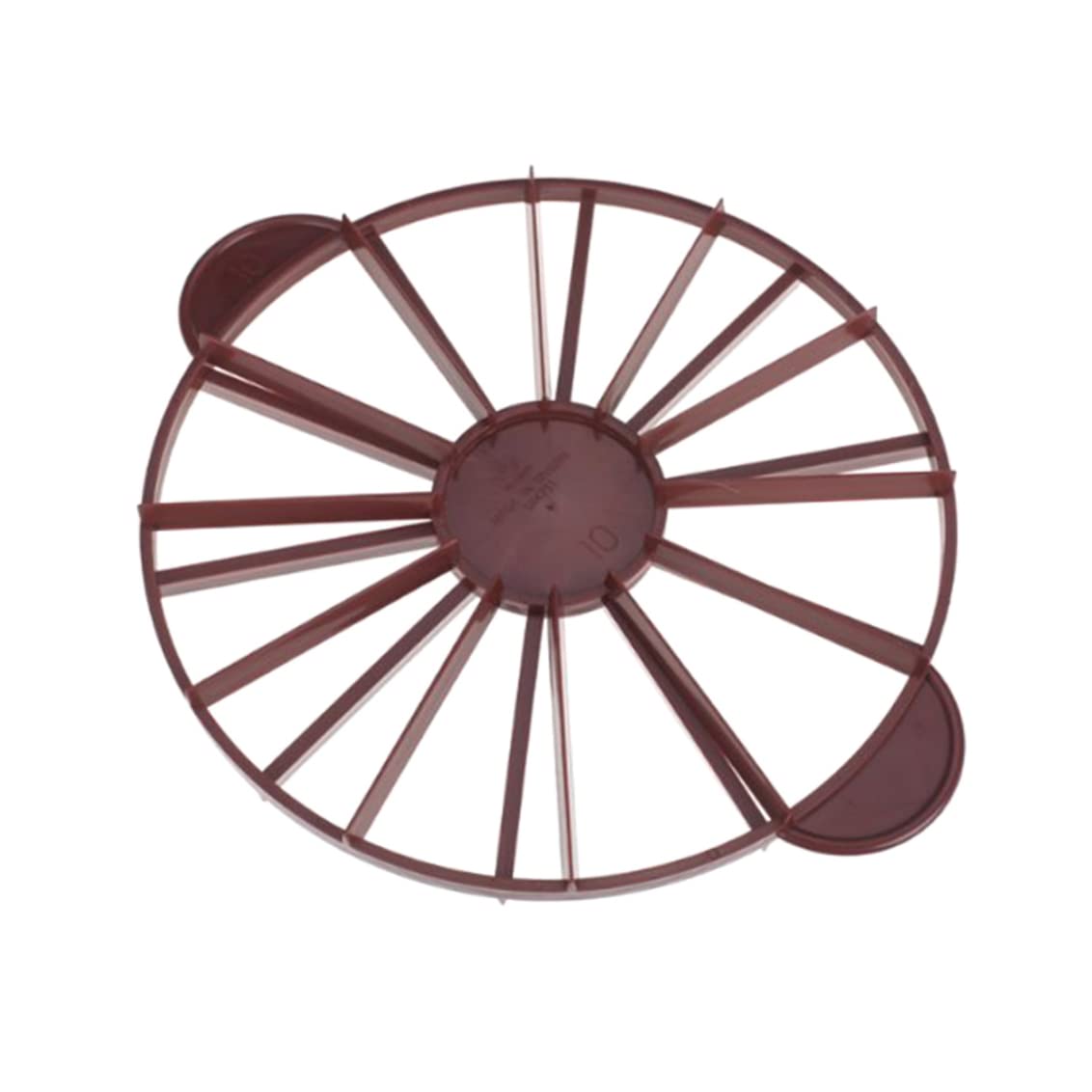 Double Sided Adjustable Cake Divider - 10/12 Portion Marker for Round Cakes | Perfect Cake Slicer & Baking Tool for Birthday, Wedding & Party Desserts