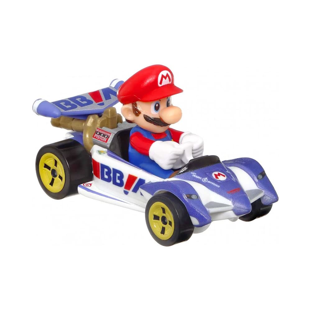 Hot Wheels Mario Kart Mario Die-Cast Car - Circuit Special Edition - Collectible Toy for Kids & Adults - Perfect for Racing Games, Display & Gifts